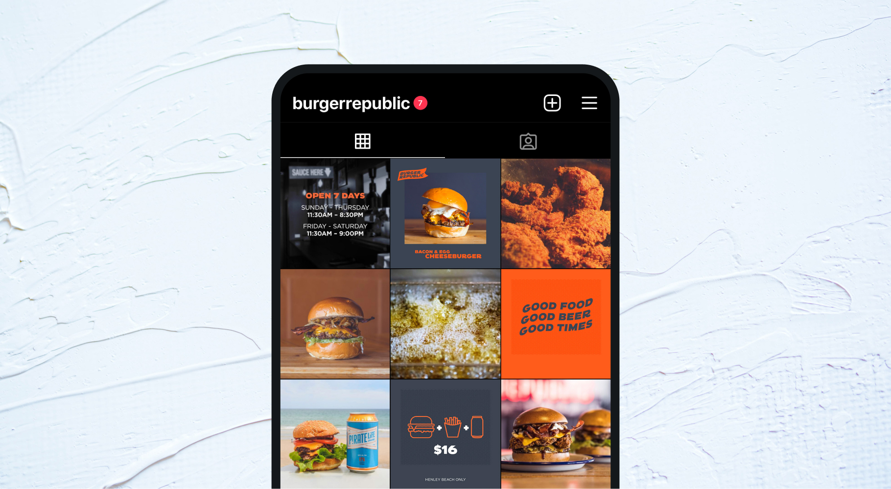 Burger Republic Social Mobile