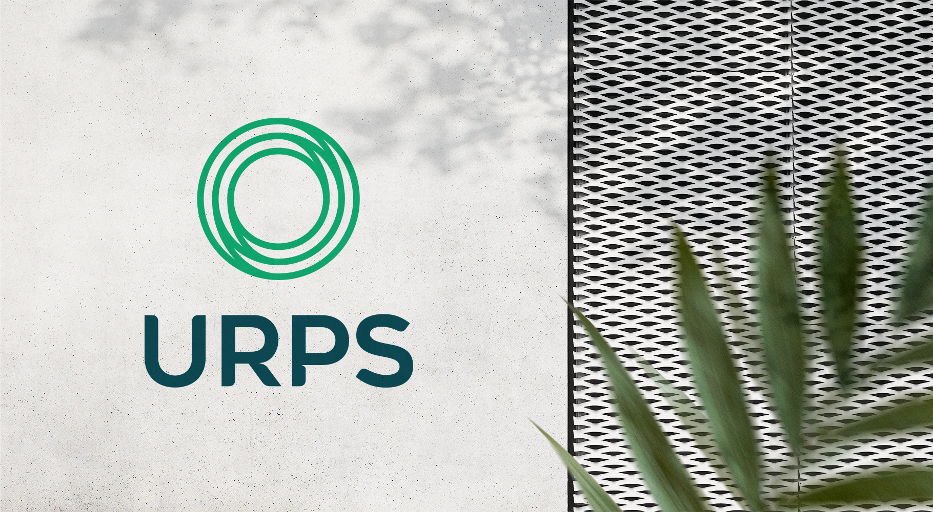URPS Logo wall scene